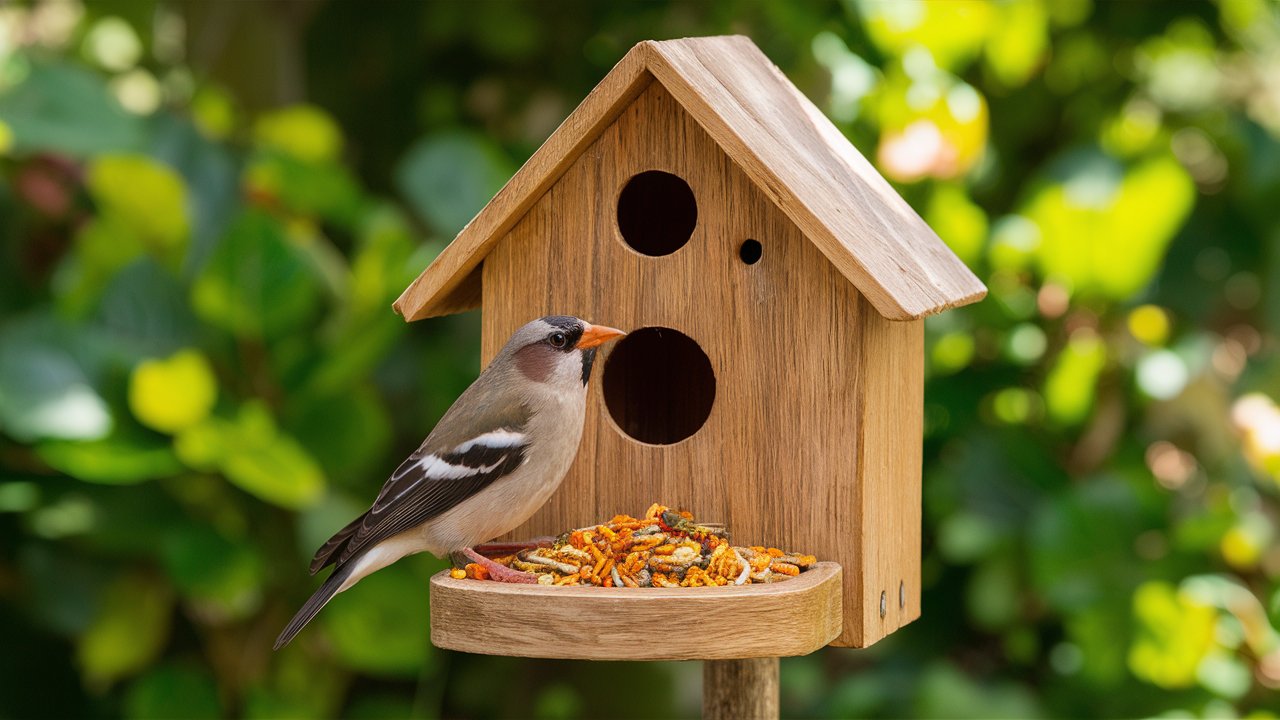 vogelhaus mit ständer
