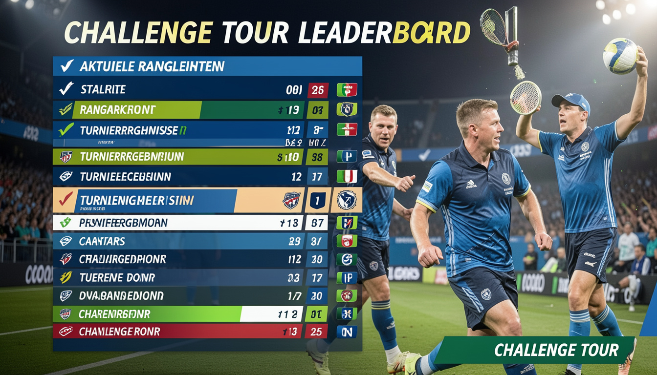 challenge tour leaderboard