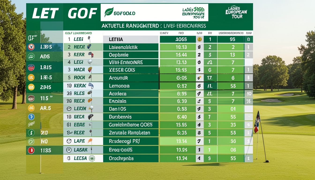 let golf leaderboard