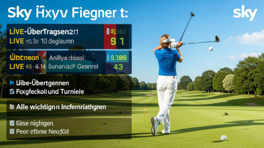 golf auf sky heute