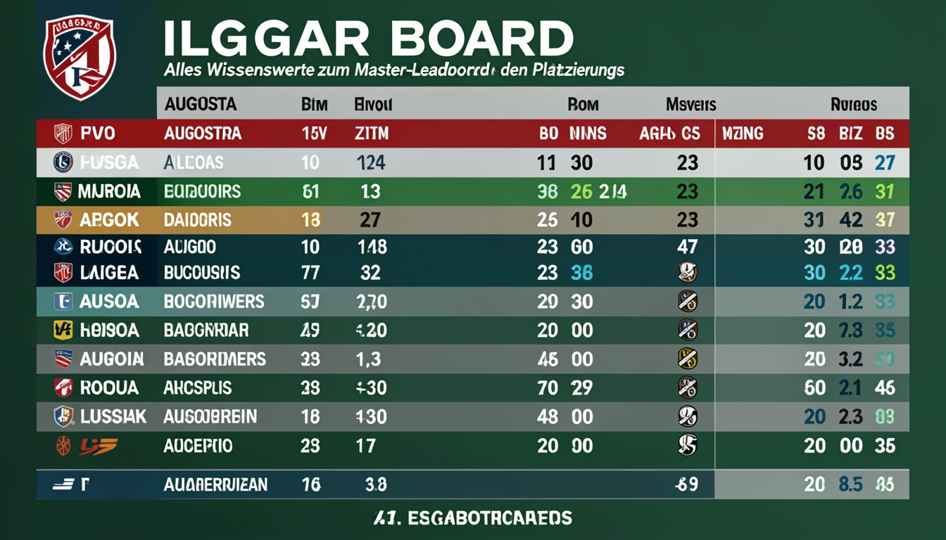 leaderboard augusta